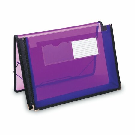 Smead Expanding Partition Wallet, Poly, Purple 71952